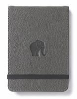 Kniha Dingbats A6+ Wildlife Grey Elephant Reporter Notebook - Grpahed 