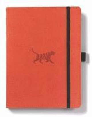 Книга Dingbats A5+ Wildlife Orange Tiger Notebook - Graph 