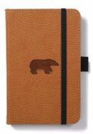 Könyv Dingbats A6 Pocket Wildlife Brown Bear Notebook - Dotted 