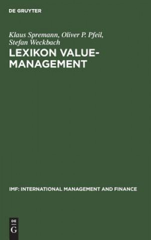 Livre Lexikon Value-Management Klaus Spremann