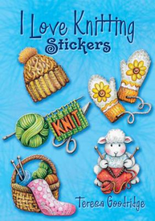 Könyv I Love Knitting Stickers Teresa Goodridge