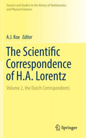 Książka Scientific Correspondence of H.A. Lorentz A. J. Kox