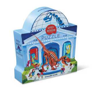 Game/Toy Puzzle: Day at the Museum:Dinosaur/Den v muzeu: Dinosauři (48 dílků) 