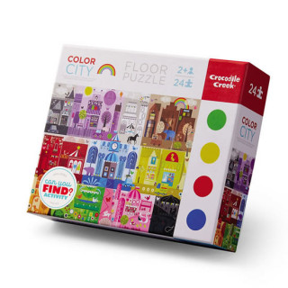 Hra/Hračka Puzzle: Hledej… Color City/Barevné město (24 dílků) 