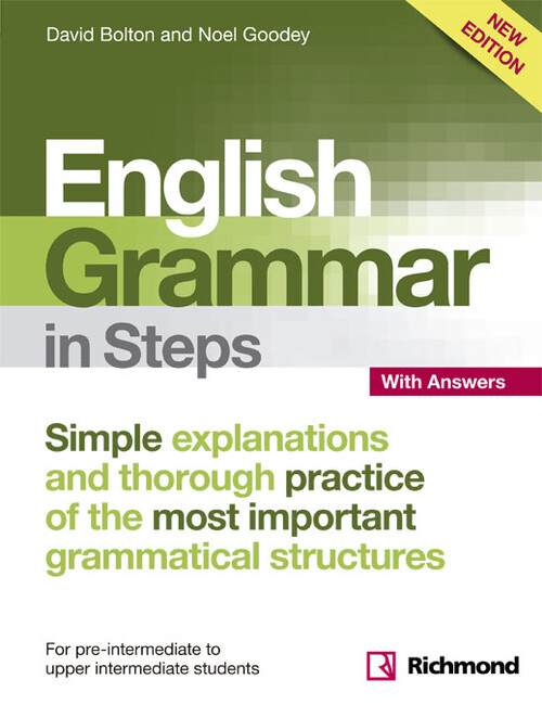 Book English Grammar in Steps with Answers David Bolton