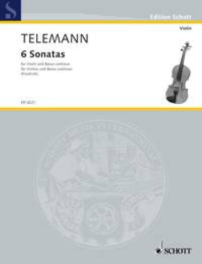 Knjiga 6 SONATAS GEORG PHILIPP TELEMA