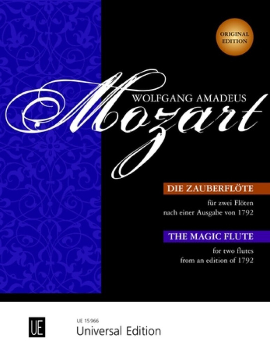 Kniha Die Zauberflöte WOLFGANG A. MOZART