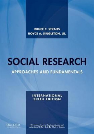 Kniha Social Research Bruce C. Straits