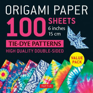 Book Origami Paper 100 sheets Tie-Dye Patterns 6 inch (15 cm) Tuttle Publishing