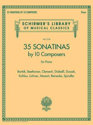 Carte 35 Sonatinas By 10 Composers For Piano Hal Leonard Publishing Corporation
