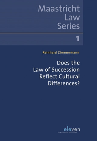 Könyv Does the Law of Succession Reflect Cultural Differences? Reinhard Zimmermann