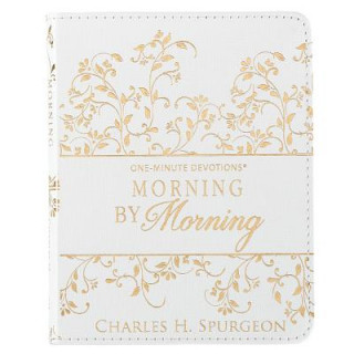 Carte One-Min Devotions Morning Lux-Leather Charles Spurgeon