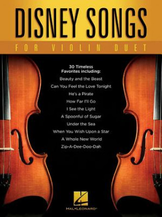 Könyv Disney Songs for Violin Duet Hal Leonard Corp