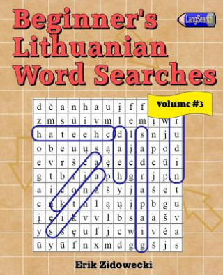 Livre Beginner's Lithuanian Word Searches - Volume 3 Erik Zidowecki