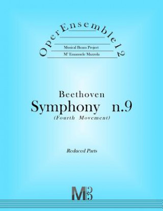 Kniha OperEnsemble12, Beethoven, Symphony n.9 (Fourth Movement): Reduced Parts Emanuele Mazzola