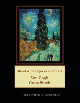 Kniha Road with Cypress and Stars Cross Stitch Collectibles