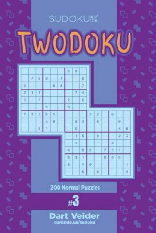 Libro Sudoku Twodoku - 200 Normal Puzzles (Volume 3) Dart Veider