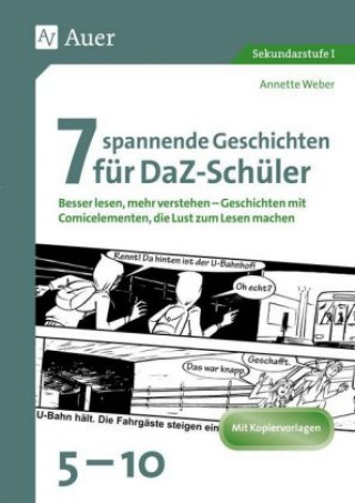 Könyv 7 spannende Geschichten für DaZ-Schüler 5-10 Annette Weber
