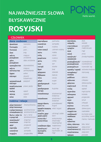 Carte Błyskawicznie gramatyka rosyjska mini 