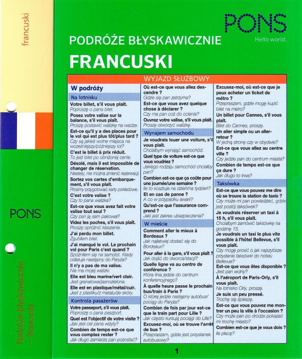 Könyv Francuski Podróże błyskawicznie 