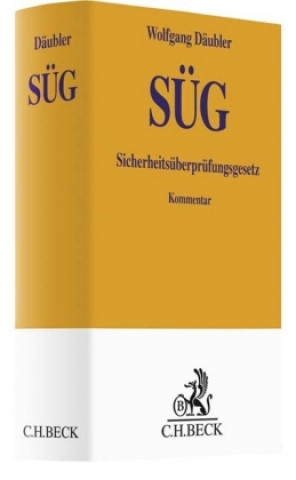 Kniha Sicherheitsüberprüfungsgesetz Wolfgang Däubler