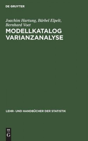 Buch Modellkatalog Varianzanalyse Joachim Hartung