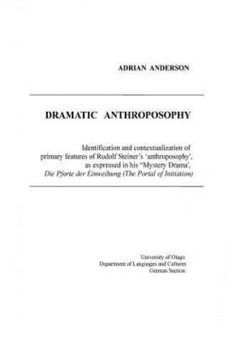 Βιβλίο Dramatic Anthroposophy Adrian Anderson