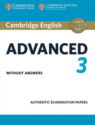 Könyv Cambridge English Advanced 3 Student's Book without Answers 