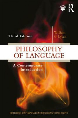 Kniha Philosophy of Language William G Lycan