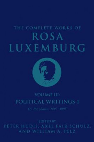 Książka The Complete Works of Rosa Luxemburg Volume III Rosa Luxemburg