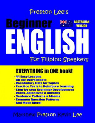 Książka Preston Lee's Beginner English For Filipino Speakers (Australian) Matthew Preston