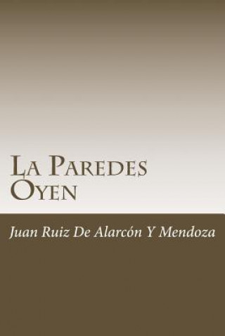 Kniha La Paredes Oyen Juan Ruiz de Alarcon y Mendoza
