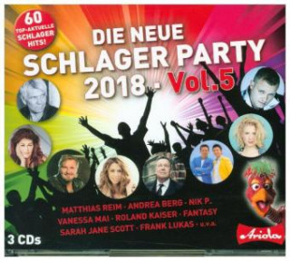 Audio Die neue Schlager Party 2018. Vol.5, 3 Audio-CDs Various