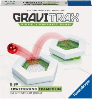 Játék Ravensburger GraviTrax Erweiterung Trampolin - Ideales Zubehör für spektakuläre Kugelbahnen, Konstruktionsspielzeug für Kinder ab 8 Jahren 