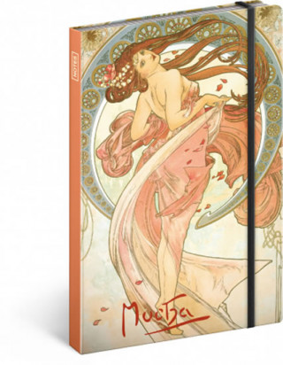 Book Notes Alfons Mucha Tanec linkovaný 