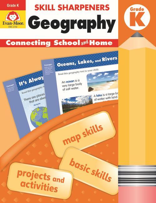 Könyv Skill Sharpeners Geography, Grade K Evan-Moor Educational Publishers