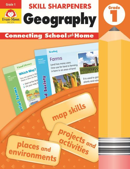 Книга Skill Sharpeners Geography, Grade 1 Evan-Moor Educational Publishers