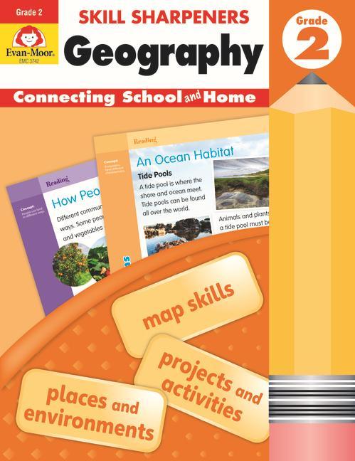 Книга Skill Sharpeners Geography, Grade 2 Evan-Moor Educational Publishers