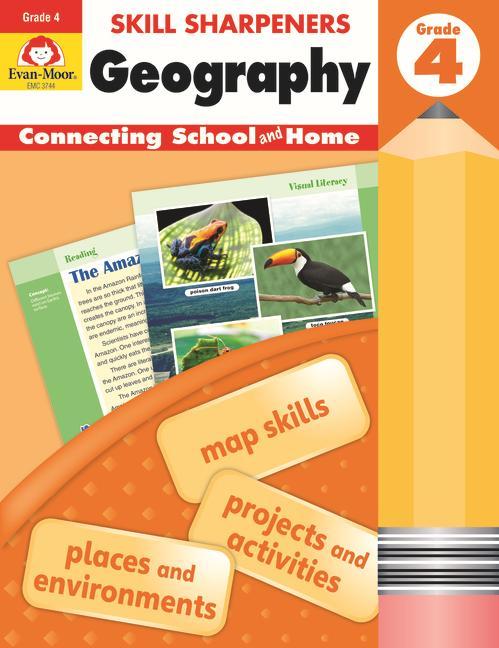 Knjiga Skill Sharpeners Geography, Grade 4 Evan-Moor Educational Publishers