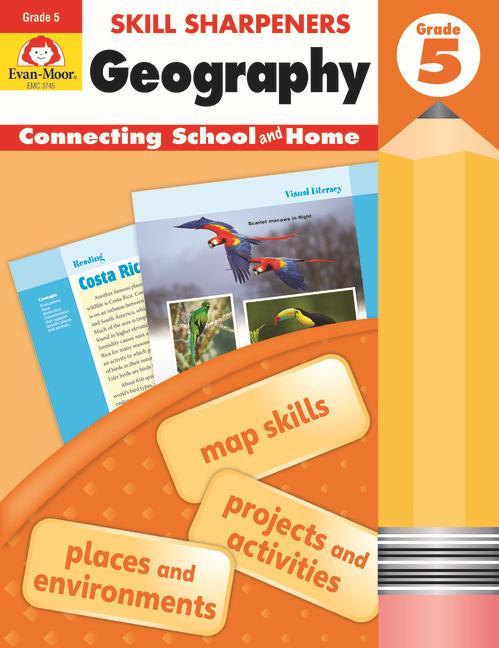 Carte Skill Sharpeners Geography, Grade 5 Evan-Moor Educational Publishers