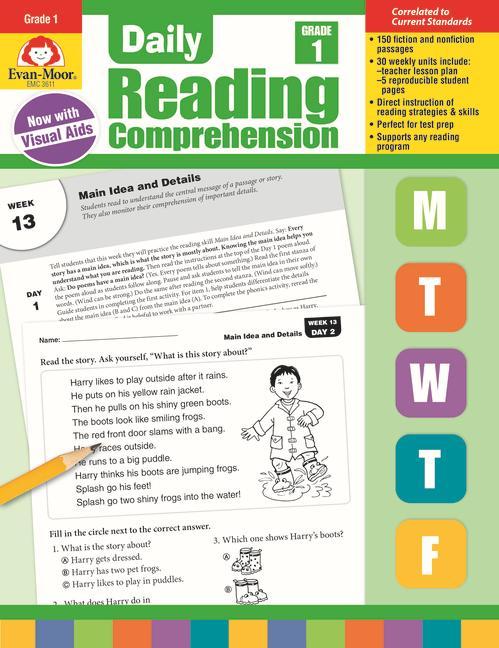 Book Daily Reading Comprehension, Grade 1 Evan-Moor Educational Publishers