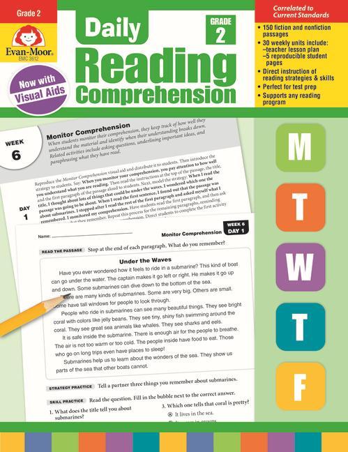 Könyv Daily Reading Comprehension, Grade 2 Evan-Moor Educational Publishers