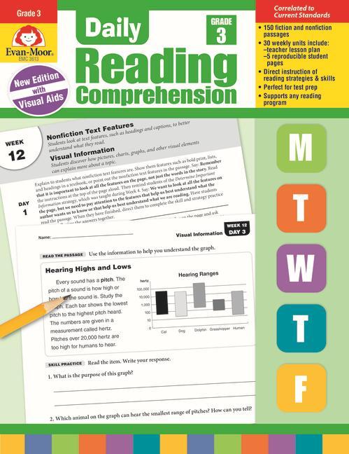 Kniha Daily Reading Comprehension, Grade 3 Evan-Moor Educational Publishers