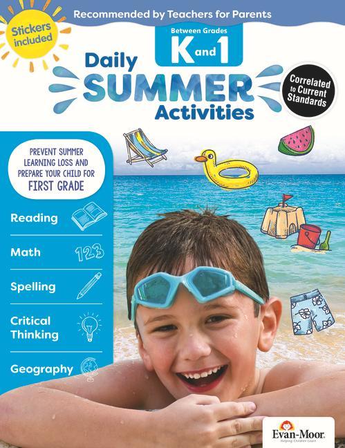 Carte Daily Summer Activities: Moving from Kindergarten to 1st Grade, Grades K-1 Evan-Moor Educational Publishers