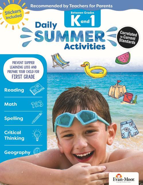 Książka Daily Summer Activities: Moving from Kindergarten to 1st Grade, Grades K-1 Evan-Moor Educational Publishers