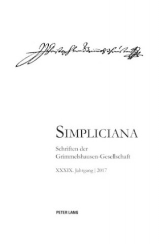 Kniha Simpliciana XXXIX (2017) Peter Heßelmann