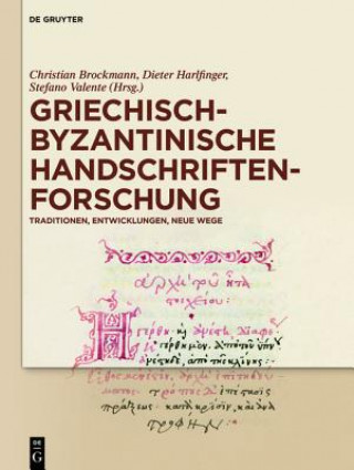 Книга Griechisch-byzantinische Handschriftenforschung Christian Brockmann