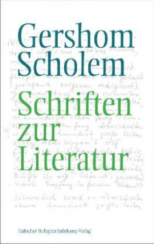 Könyv Poetica Gershom Scholem
