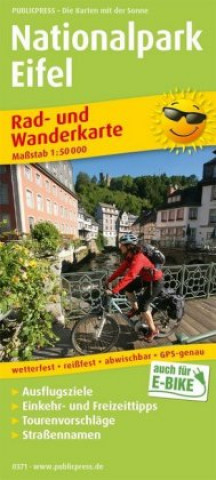 Tiskanica EIFEL NAT PARK 371 BICYCLE HIKING MAP 