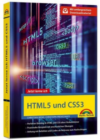 Könyv Jetzt lerne ich HTML5 und CSS3 Christian Wenz